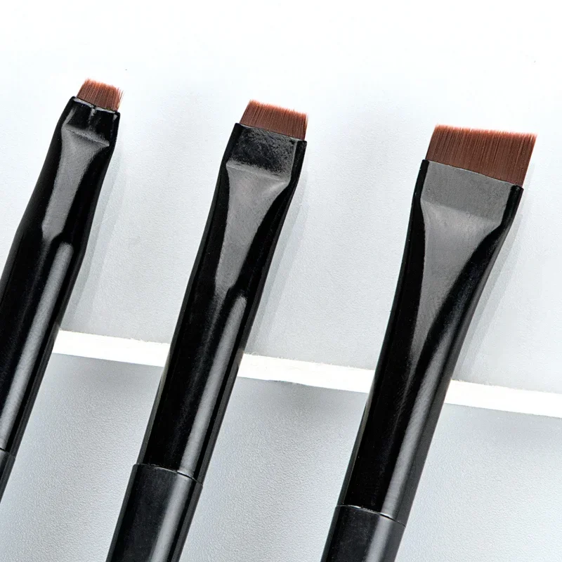 3pcs/set Blade Eyeliner Brush Eyebrow Brush Portable Flat Fine Eye Liner Brow Contour Makeup Brushes Makeup Tool makeup brush set makeup brush makeup tool set makeup tool