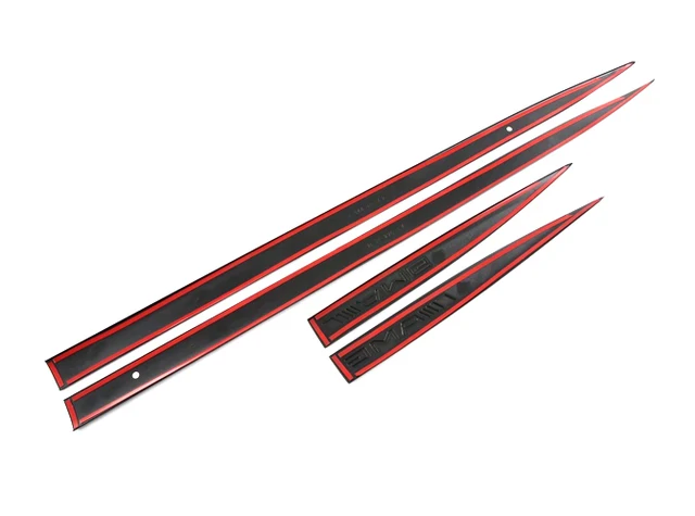 Modanature Laterali Auto 4 Pezzi - Protezione Porte Universale In ABS Nero Lucido - Foto 4