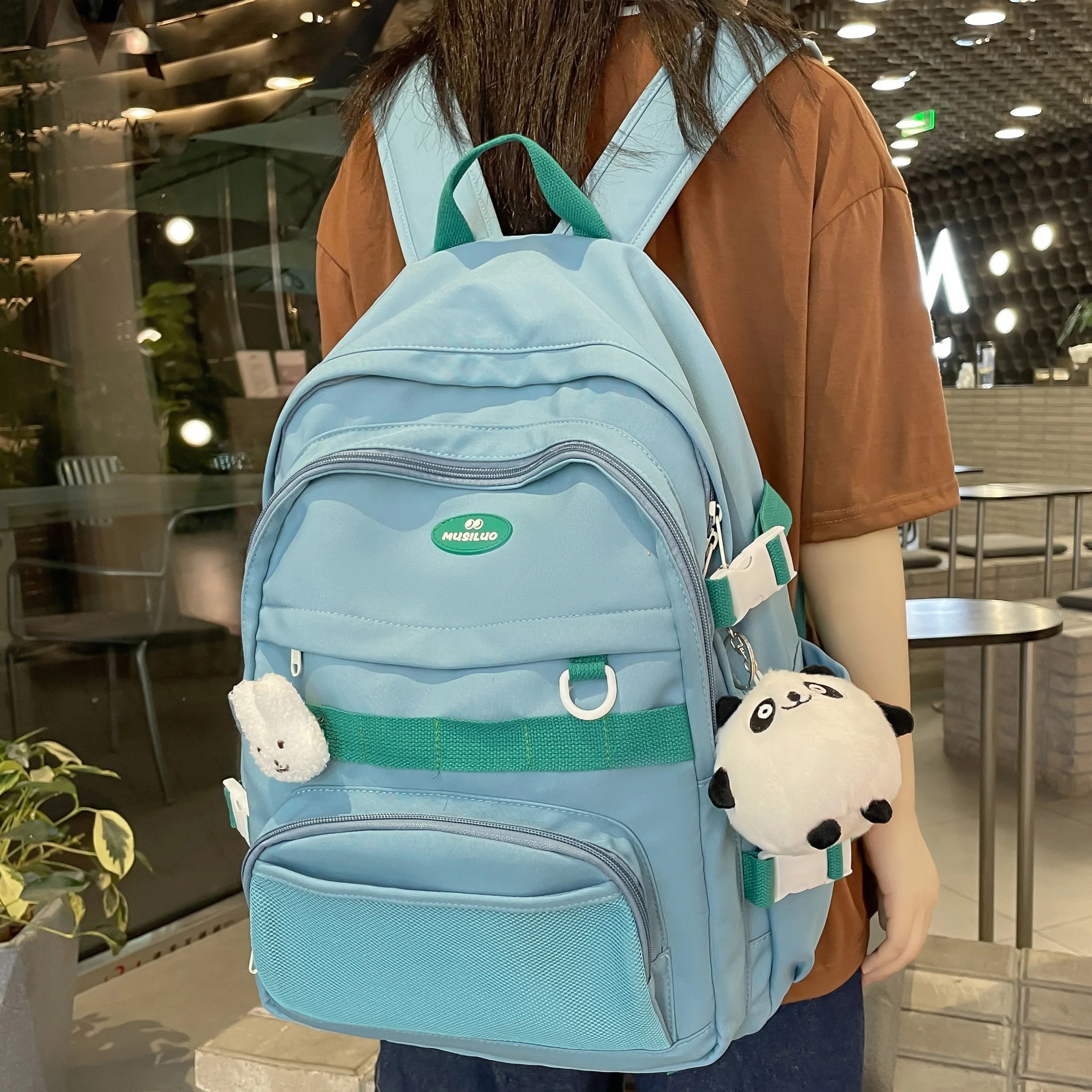 de gran capacidad para morral escolar para chicas, mochila de viaje para Universidad, Vintage, 2023 - AliExpress Maletas y bolsas