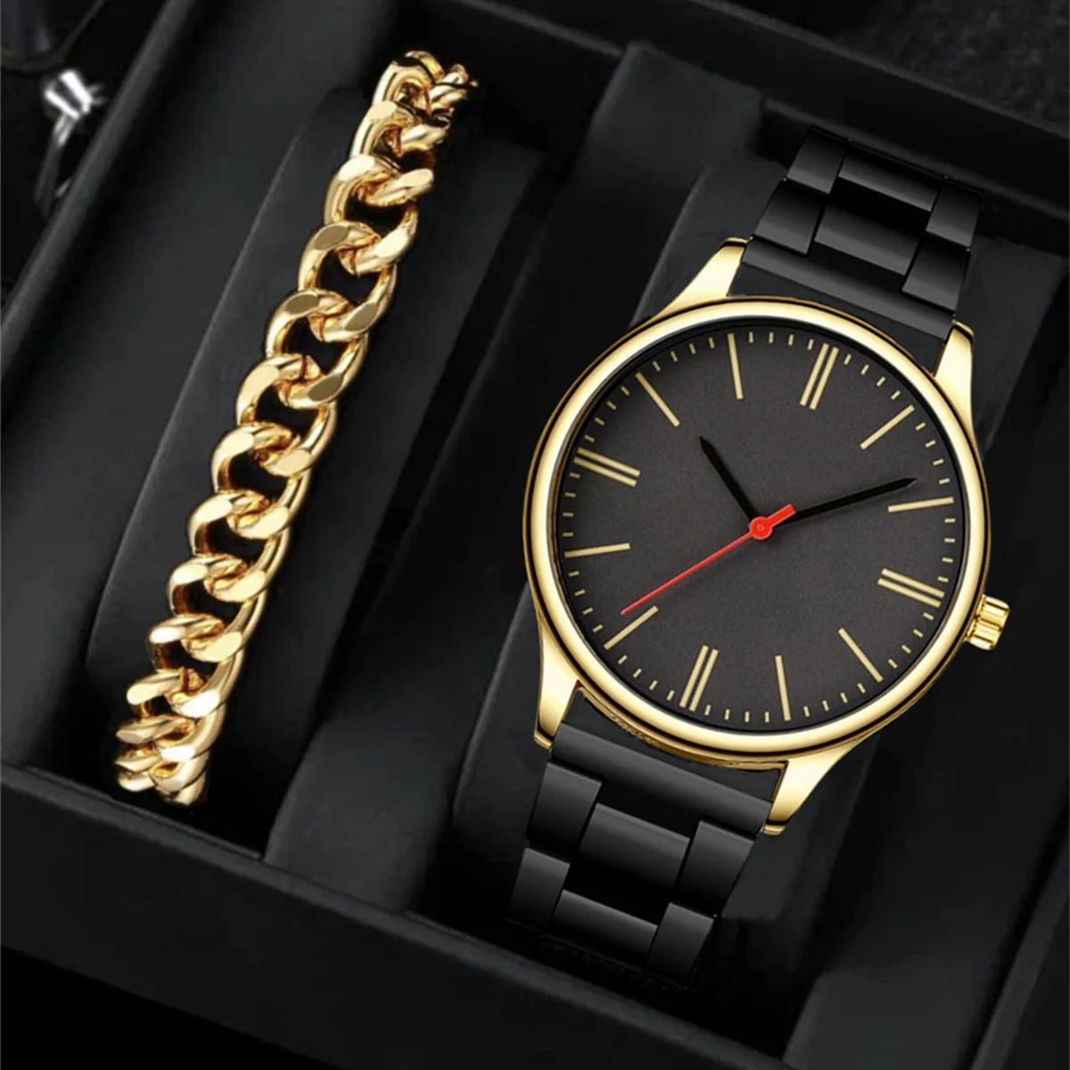 2024 Mens Fashion Minimalist Watches Men Business Casual Quartz Watch Simple Male Stainless Steel Mesh Band Clock Reloj Hombre 4