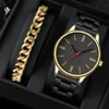 2024 Mens Fashion Minimalist Watches Men Business Casual Quartz Watch Simple Male Stainless Steel Mesh Band Clock Reloj Hombre 4