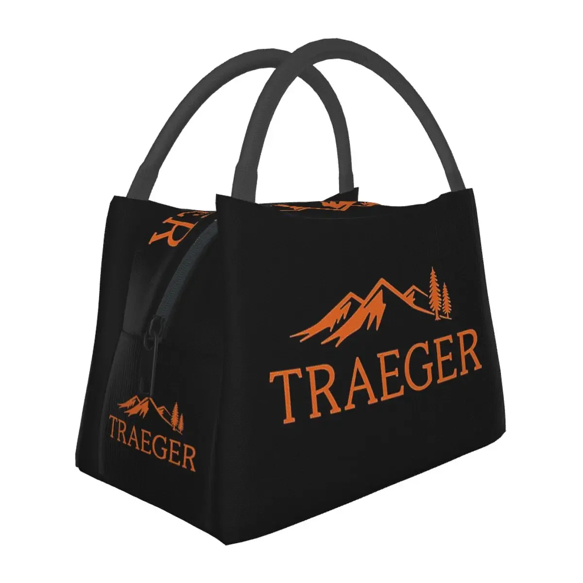 Traeger Pellet Grill Smoke BBQ Essential Lunch Bags Insulated Bento Box Lunch Tote Picnic Bags Cooler Thermal Bag for Woman