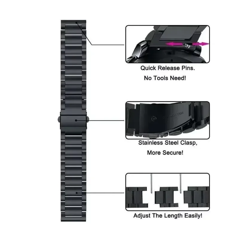 Premium Metal Band - 20mm/22mm Adjustable Strap