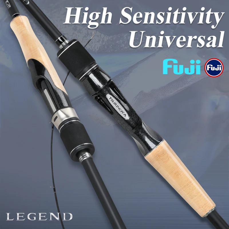 

TSURINOYA Long Casting Lure Fishing Rod LEGEND 1.98m 2.07m 2.18m 2.44m L ML M Fuji Guide Sea Bass Pike Spinning Rod Casting Rod