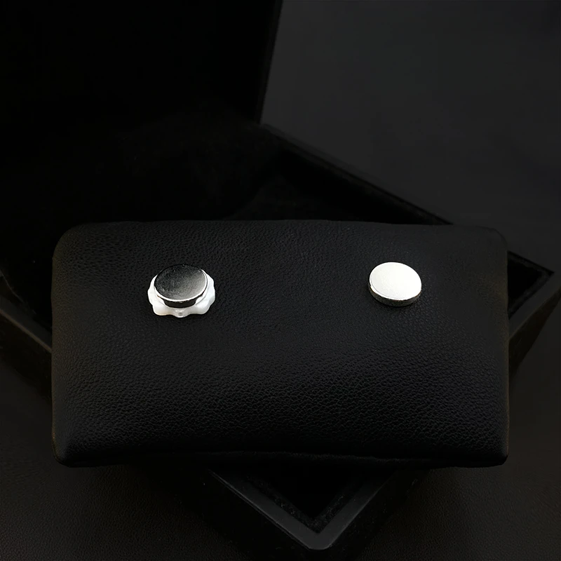 Natural Shell Scallop Magnetic Brooch Women's Suit Punch-Free Non-Hurt Silk Clothes Strong Magnet Corsage Ornament Jewelry 3858