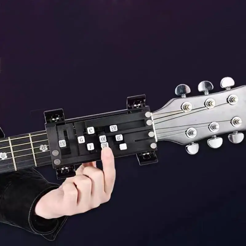 Guitar Buddy For Acoustic Guitar Portable Chord Presser Guitar Chord Artifact Guitar Practice Fretboard Guitar Chord Assisted
