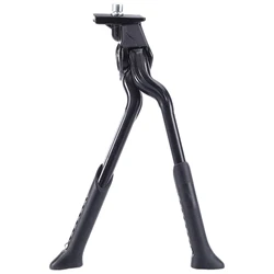Double Leg Kickstand Bicycle Stand Bike Center Mount Foldable Heavy Duty Adjustable MTB Bike Kickstand Foot Support Dual Leg