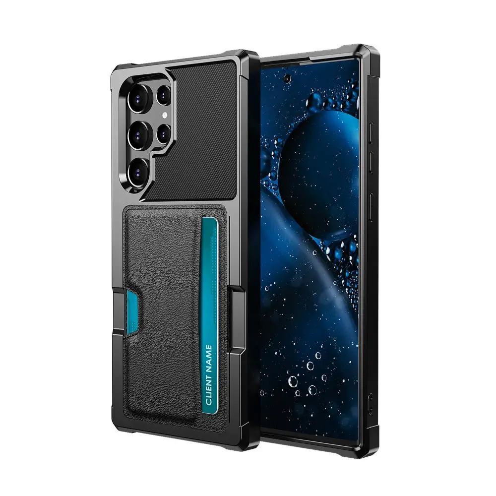 Leather Wallet Case for Samsung Galaxy S24 S23 S22 S21 Ultra Plus FE A53 A54 A34 A24 A35 A55 Cover Magnet for Car Bracket Shell_voghion.com