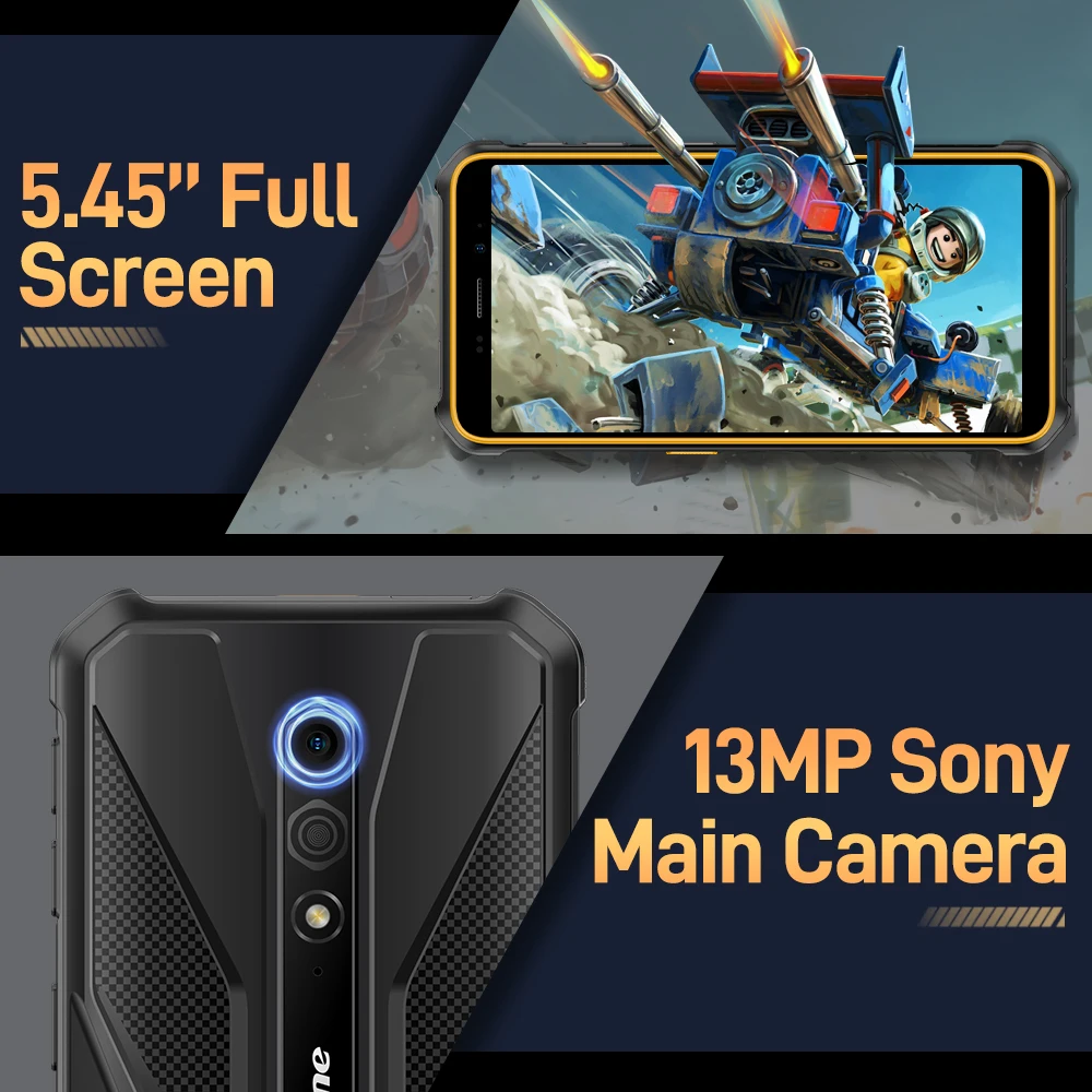 Ulefone Armor X12  Rugged Phone, Android 13 Smartphone, Up to 6GB RAM,  32GB ROM, 4860mAh, 13MP, 5.45", 4G, NFC, Global Phone 4