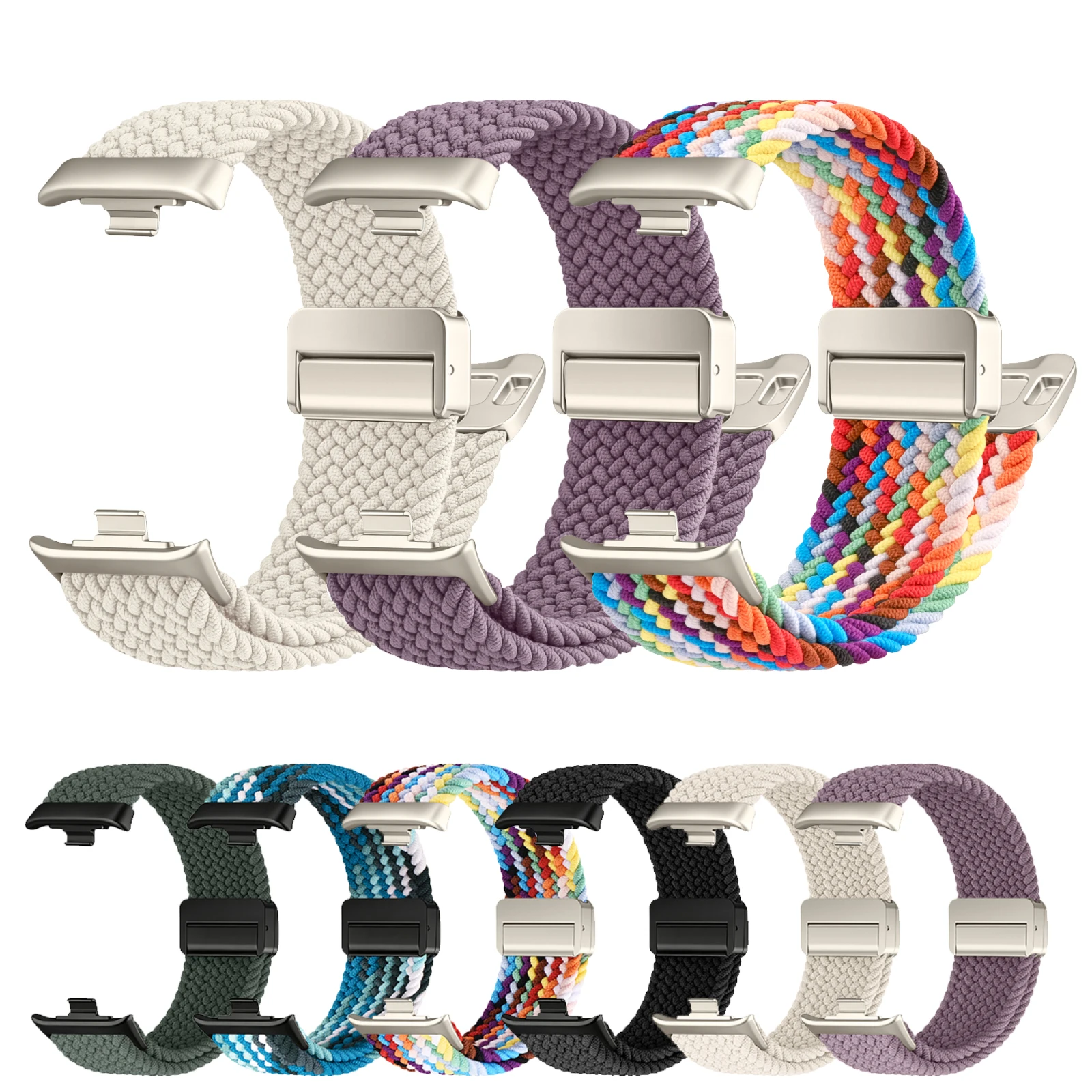 Magnetic Braided Loop Band - Adjustable Nylon Strap