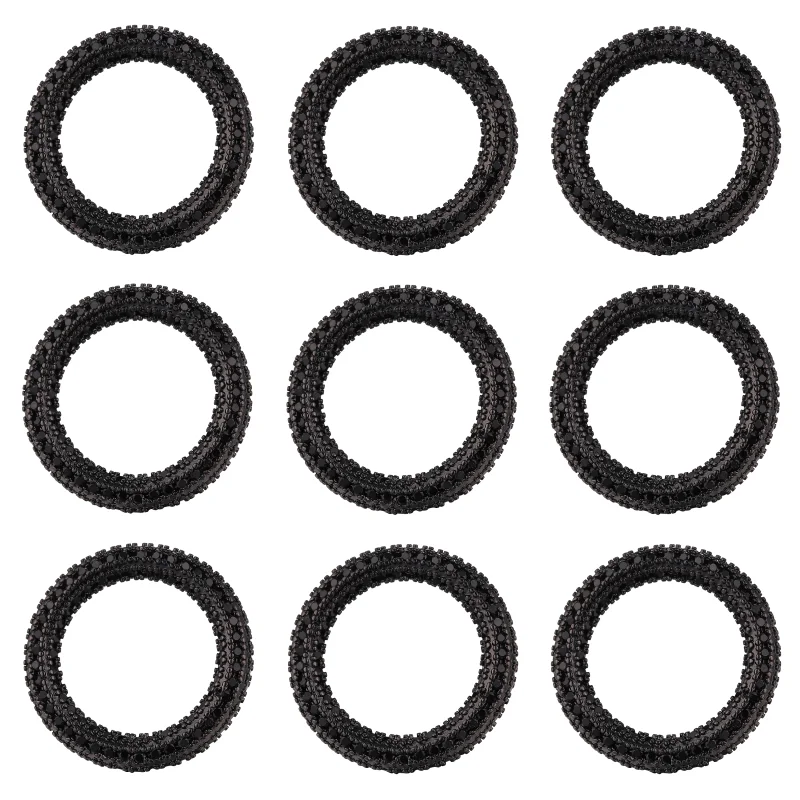 Micro-Zirkon Schmuck Machen Liefert Geschlossen Kreis Haken DIY Zubehör für Frauen Halskette Anhänger Erkenntnisse Materialien – Detail 8