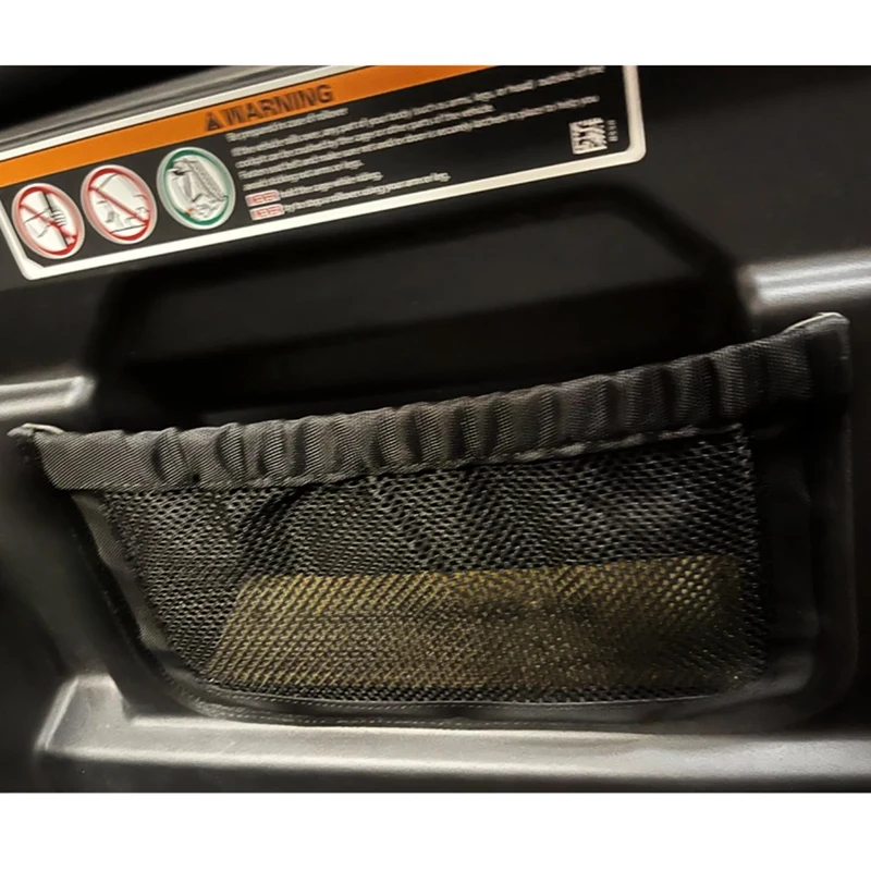 ABYP UTV Rear Backrest Storage Nets For Can Am Defender Max Accessories Replacement 715003019 2 Pack