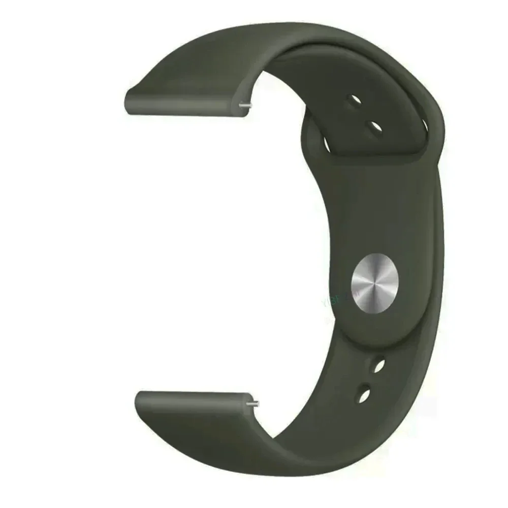 Universal Silicone Watch Strap - 18mm/20mm/22mm Adjustable Band