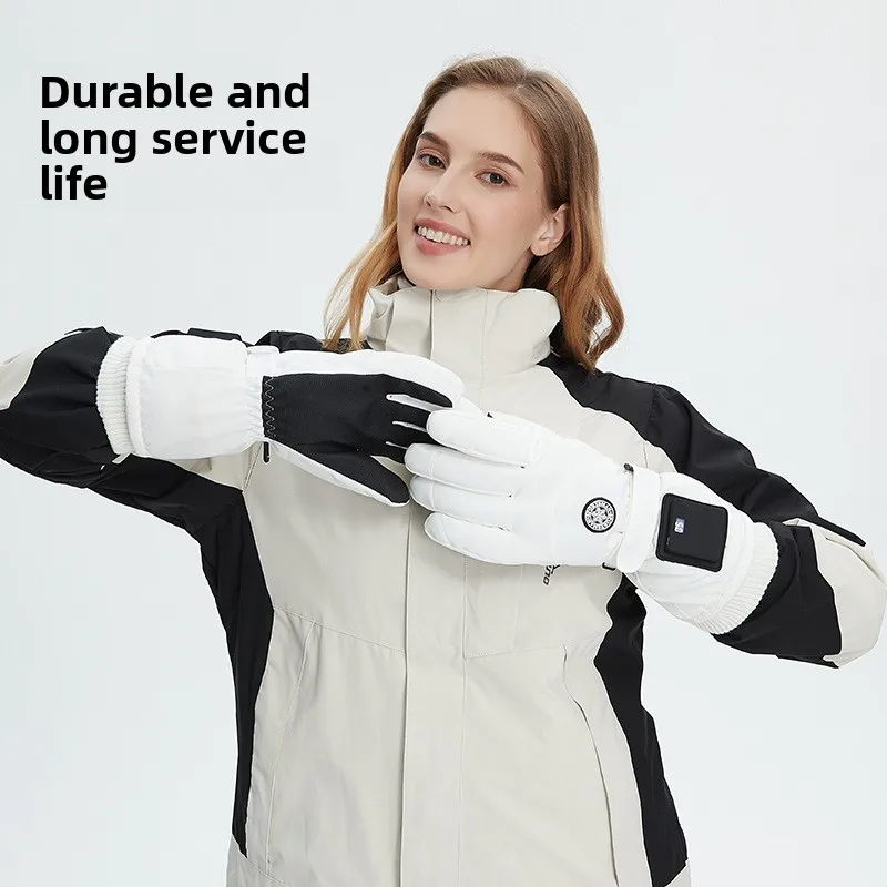 Smart Winter Windproof Heated Gloves - Electric & Waterproof for Outdoor and Ski Adventures
