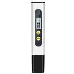 Advanced Digital Water Quality Tester - Rapid TDS Analyzer for Drinking Water, Aquariums, Hydroponics, and Pools (White)