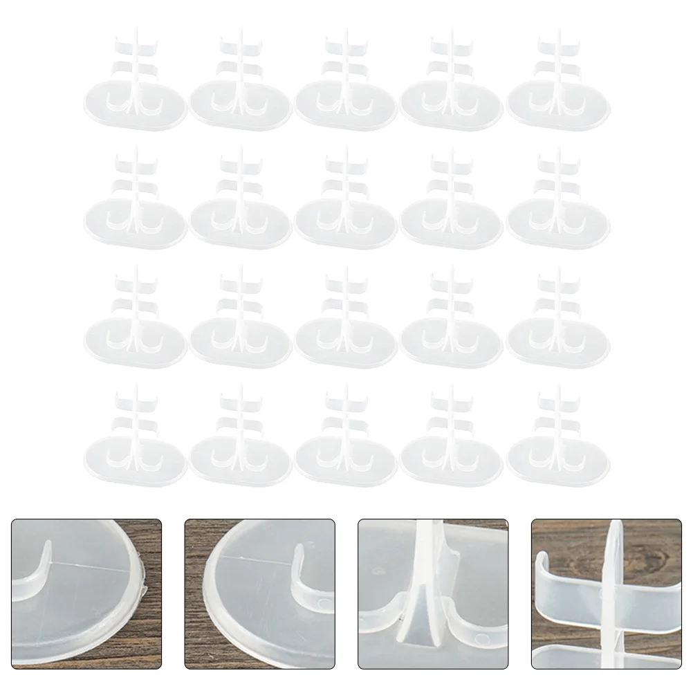 

20 Pcs Stand Display Holder Repair Show Support Accessories Plastic Base Child