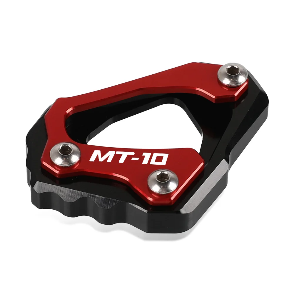 Motorcycle Side Stand Base Enlarge FOR Yamaha MT10 MT-10 FZ-10 FZ10 FZ10 2016 2017 2018 2019 2020 2021 2022 MT-10SP 2022-2023