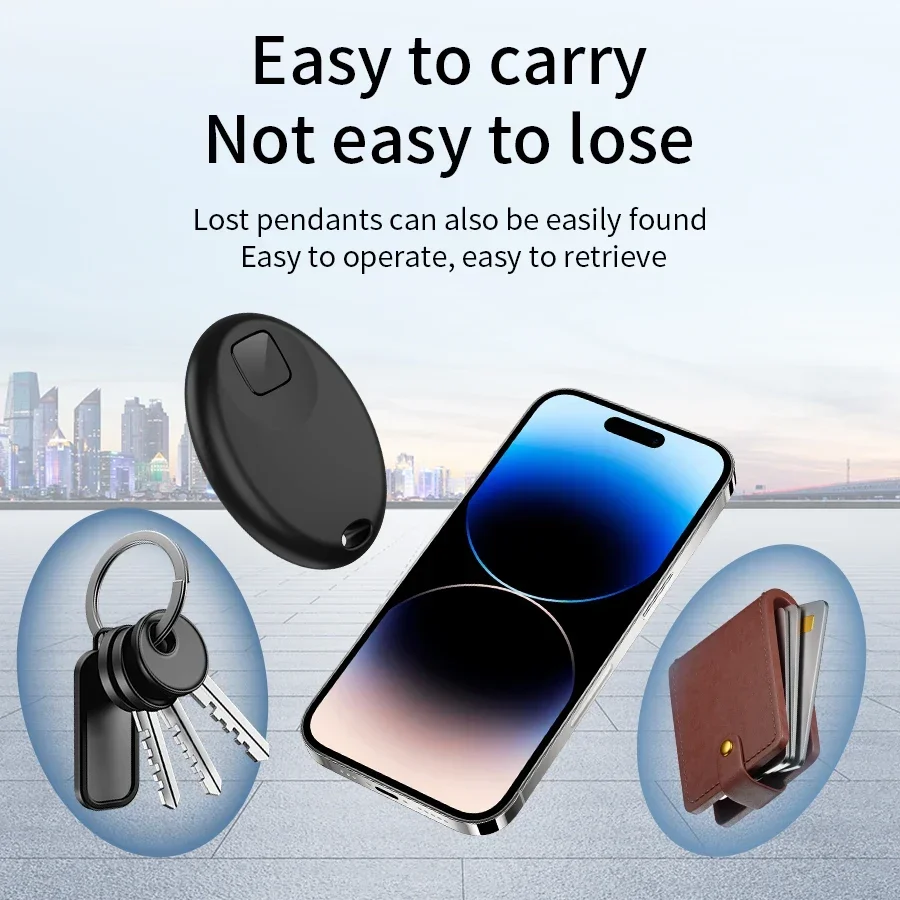Mini GPS Tracker for Apple iOS, Find My App, Child Finder, Pets Bike Bag Tracker, Item Pendant, Bluetooth Loss Prevention Device