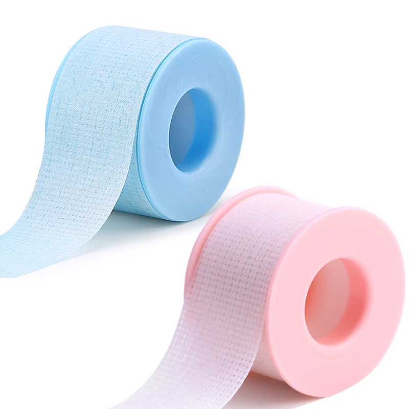 Eyelash Tape Micropore Lash Tape Breathable Easy To Tear Medical Tapes Eyelashes Extension Supplies Makeup Lashes Accessories Eyelash Extension Tape Eyelash Extension Supplies