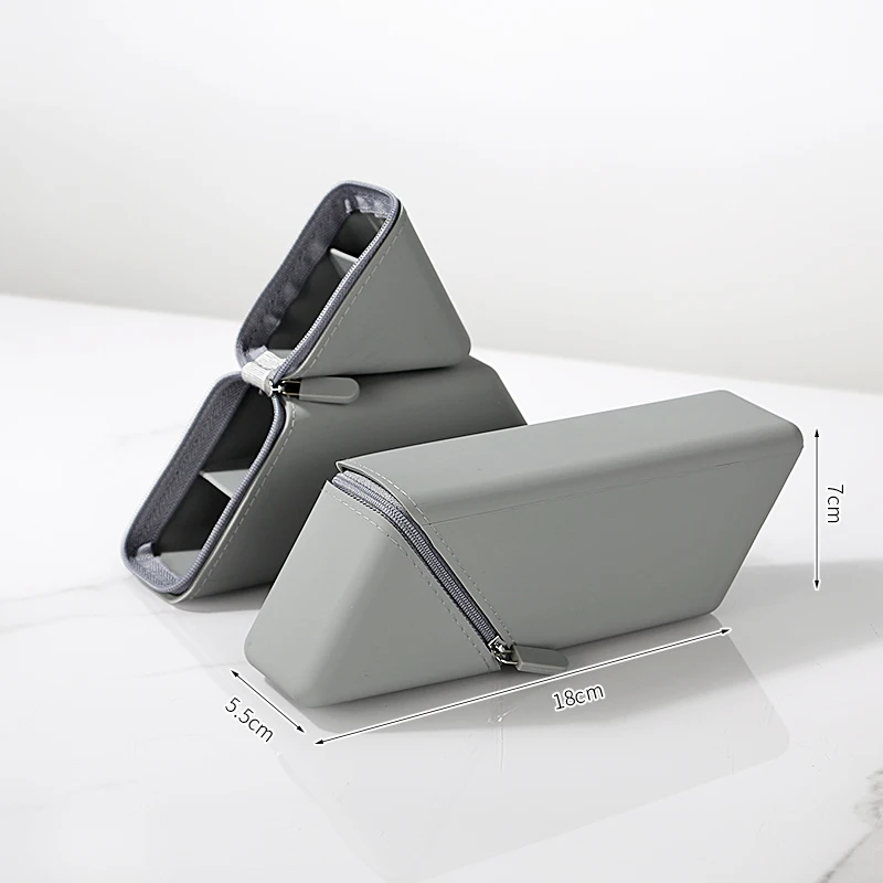 Versatile Silicone Pencil Case with Large Capacity and Stand-Up Design