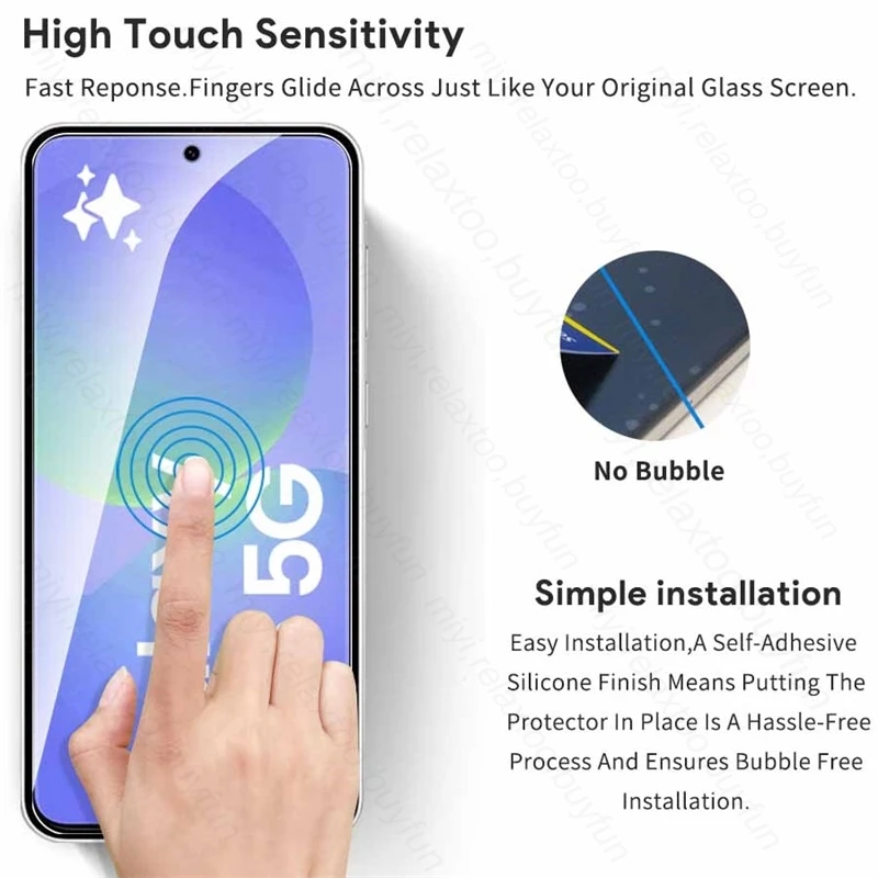 4-in-1 Protective Case with Camera Lens and Screen Protector