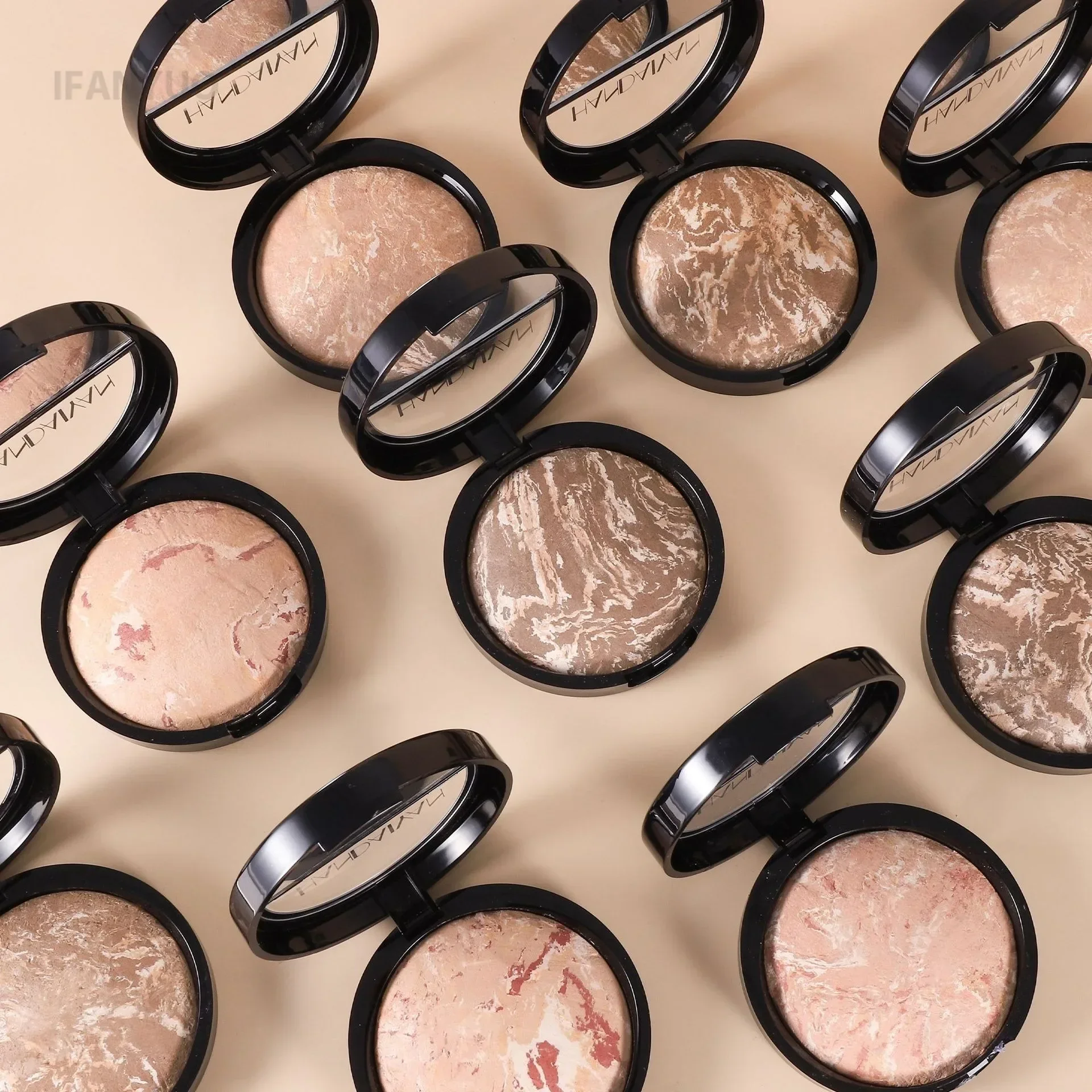 Luminous Finish Setting Powder Face Compact Foundation Makeup