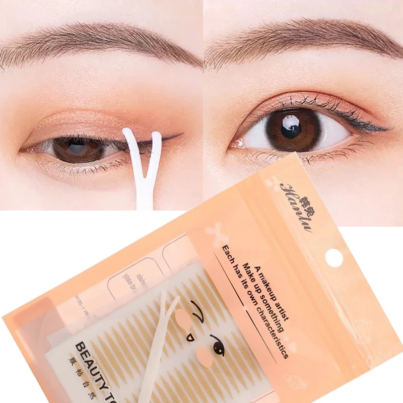 Double Fold Eyelid Tape 120pcs/bag Invisible Eyelid Sticker Lace Eye Lift Strips Adhesive Stickers Eye Tape Tools Lash Makeup