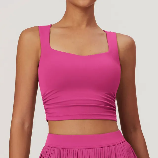 SWELTERING Yoga Bra Workout for Women Underwear Gym Workout Crop Tank High Waist Shorts Bra for Women Outfits Fitness Running 2