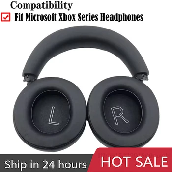 1 Pair Headphones Ear Pads Cushion Covers Earmuffs Replacement For Xbox Series X/S One Wireless Headset Accessories Repair Parts 1