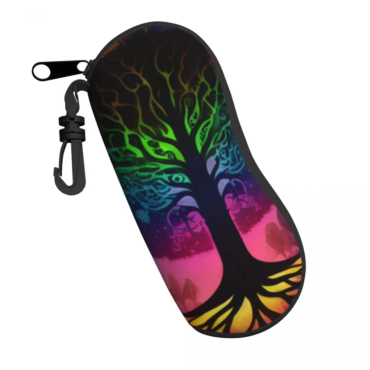 

Portable Eyewear Case Cover Glowing Tree Of Life Soft Glasses Box Eyeglass Protector