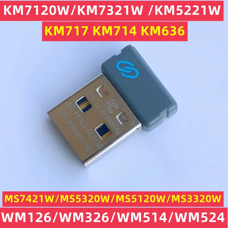 Adaptador Receptor Usb Original Dong para Dell Teclado sem Fio Mouse Km7120w Km7321w Km5221w Ms7421w Ms5320w Ms5120w Ms3320w