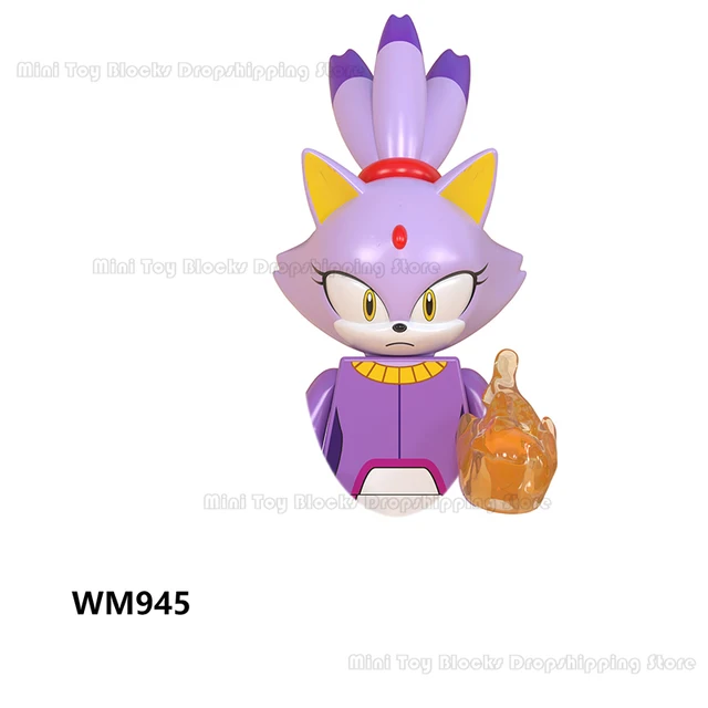 WM6086 WM6087 WM6088 LG1001 Sonics Anime Building blocks Amy Rose Ray Storm Shadow Bricks mini action toy figure Children gifts WM945