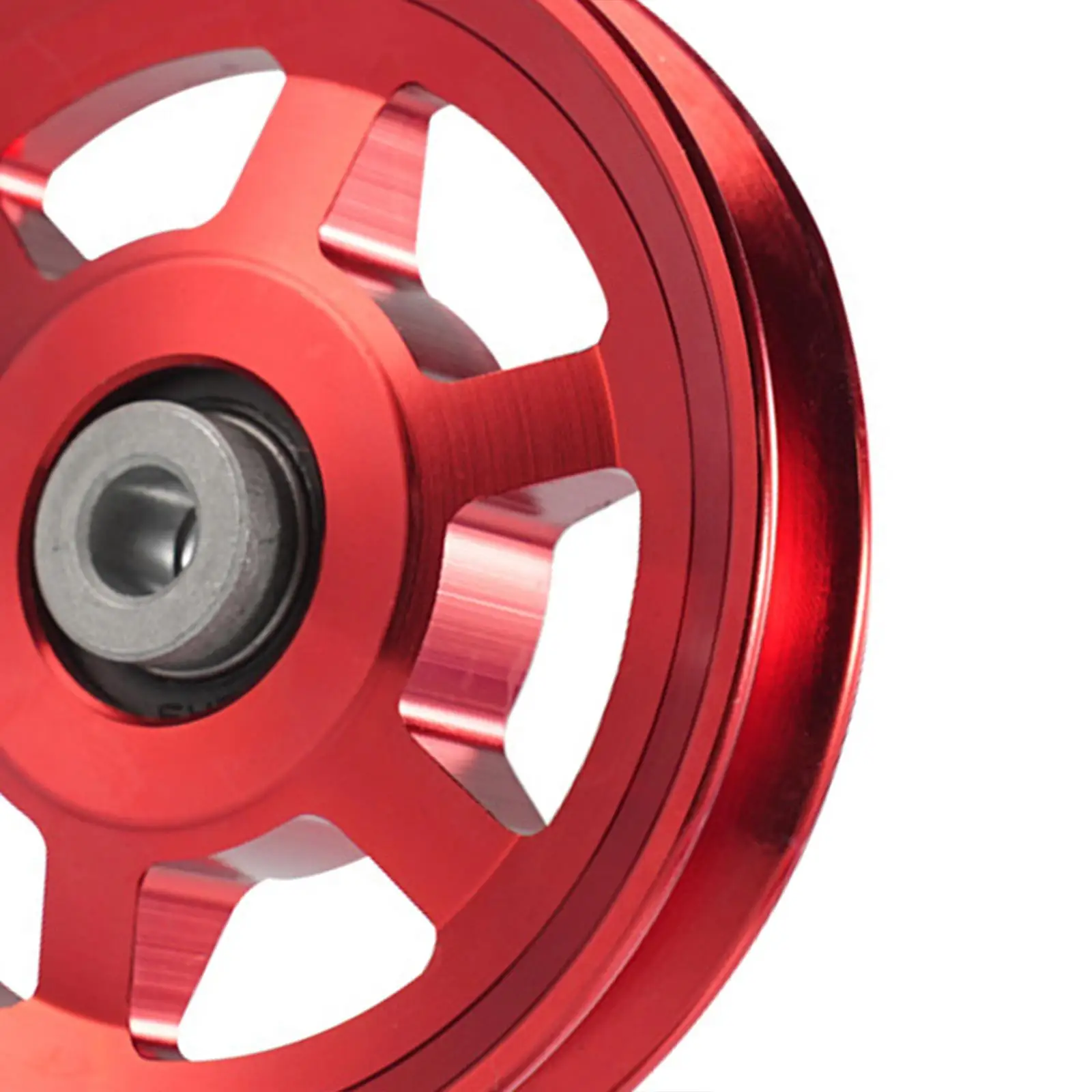 Home Gym Pulley System Aluminum Alloy Pulley Wheel 105mm for Cable Machine Training Exercise Equipment
