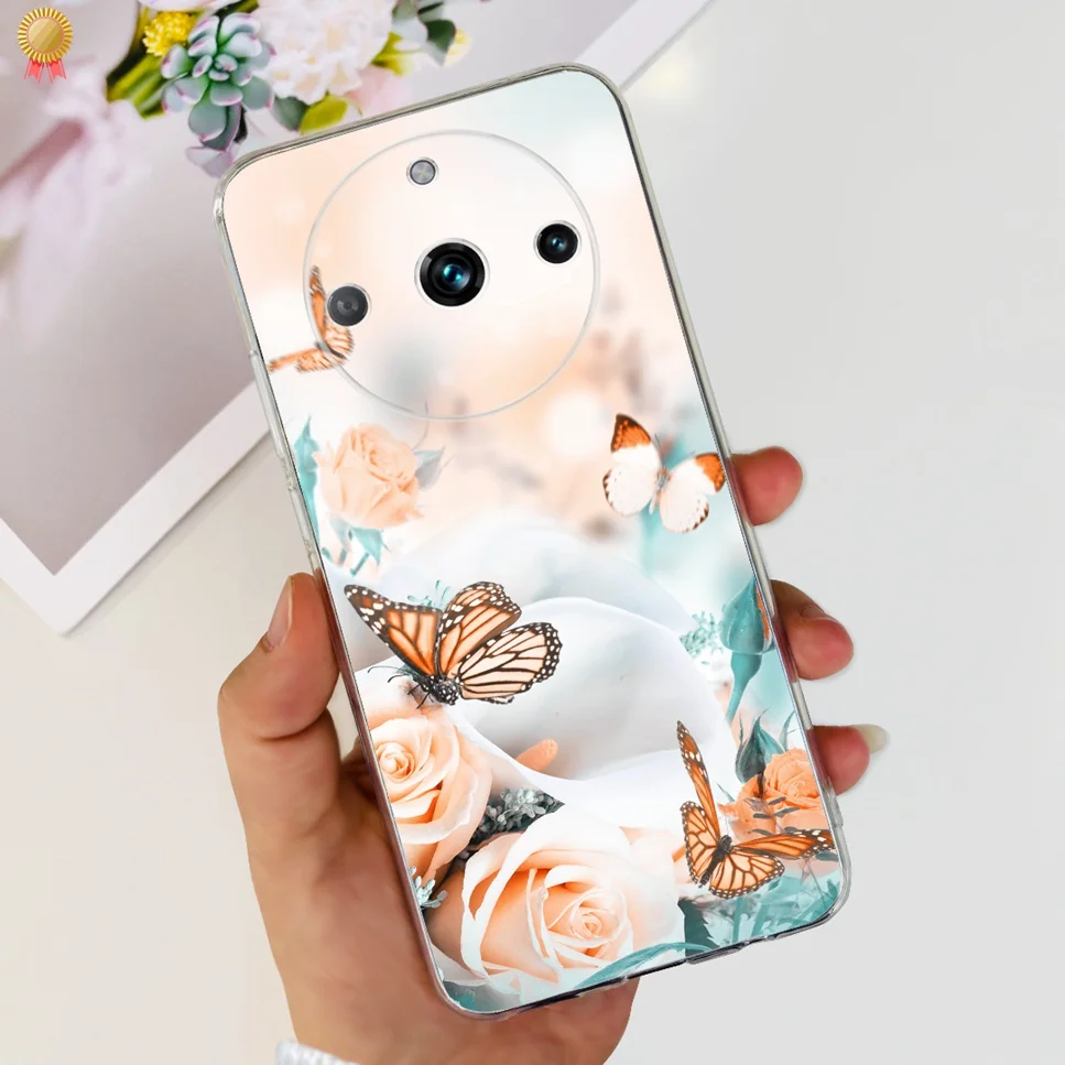 Clear Cute Cartoon Cat Soft Silicone TPU Back Cover