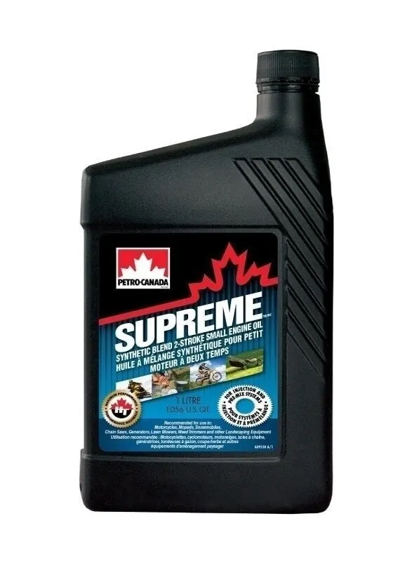 Масло моторное для 2х-тактных двигателей SUPREME SYNTHETIC BL 2-STRK SML (1 л) | Автомобили и