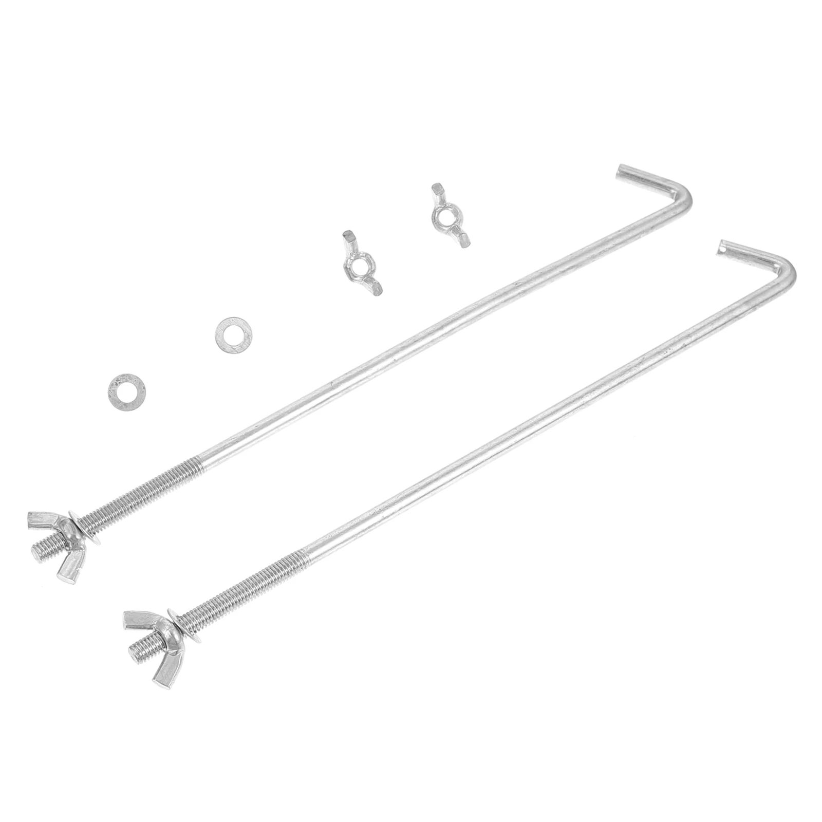 Sturdy Rack Bolt Bracket J Hook 1 Set