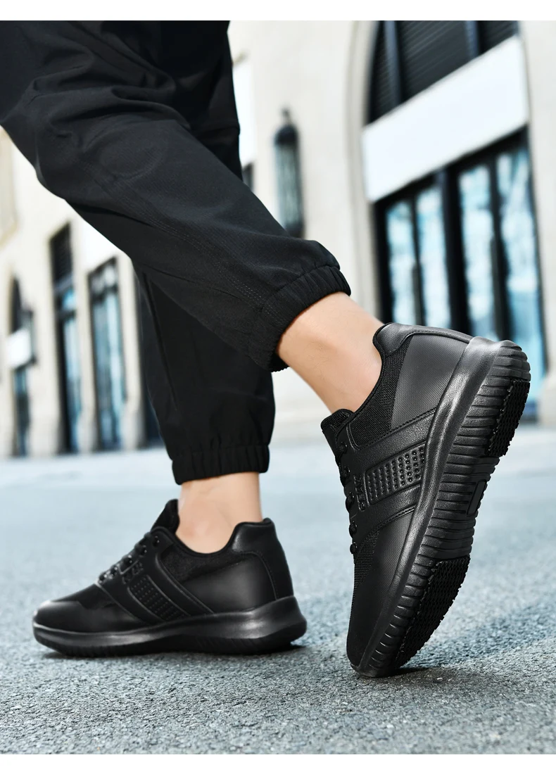 Rutschfeste, ölbeständige Herren-Kochschuhe, vier Jahreszeiten, universelle Küchenarbeitsschuhe, atmungsaktive, weiche Wanderschuhe für den Außenbereich, modisch – Detail 13