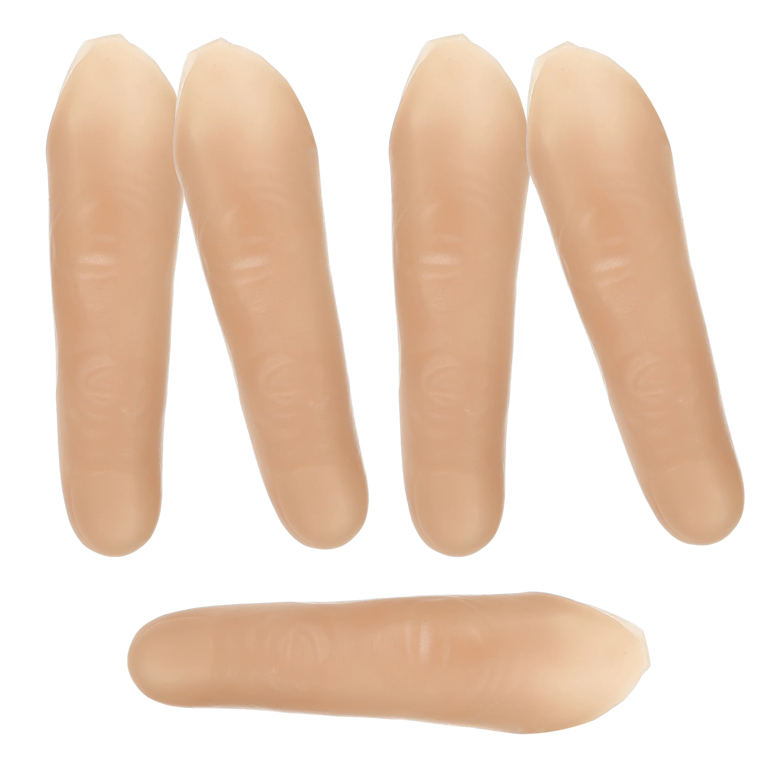 5 Pcs 검은 장갑 할로윈 시뮬레이션 긴 손가락 어린이 가짜 손톱 소품 장난감 파티 소품 어린이