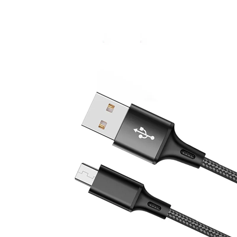 Durable Nylon Braided Micro USB Charging Cable - Multiple Lengths Available