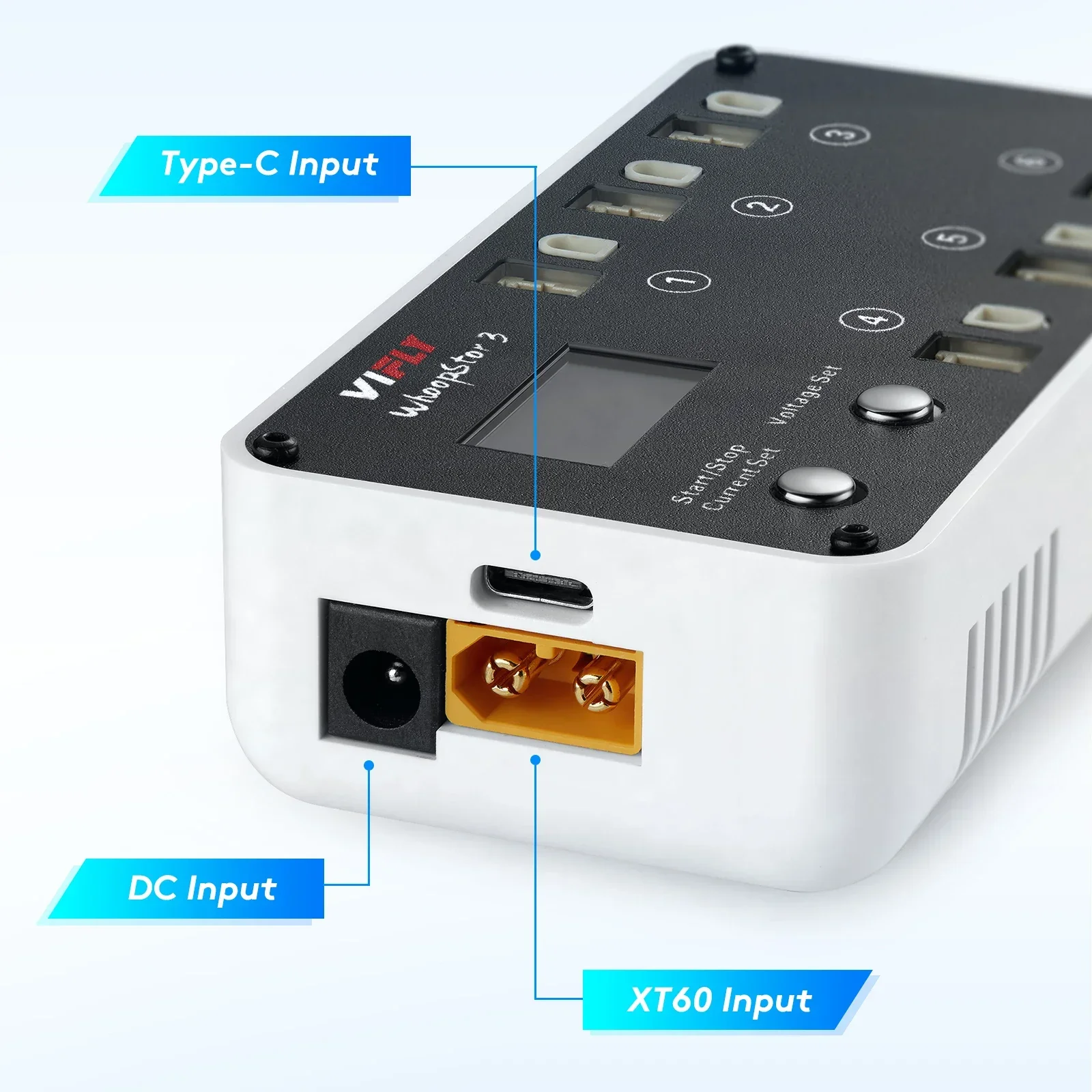 VIFLY WhoopStor 3, Auto Charge/Discharge/Storage for 1S Lipo/LiHV Tiny Whoop Batteries thumbnail 5