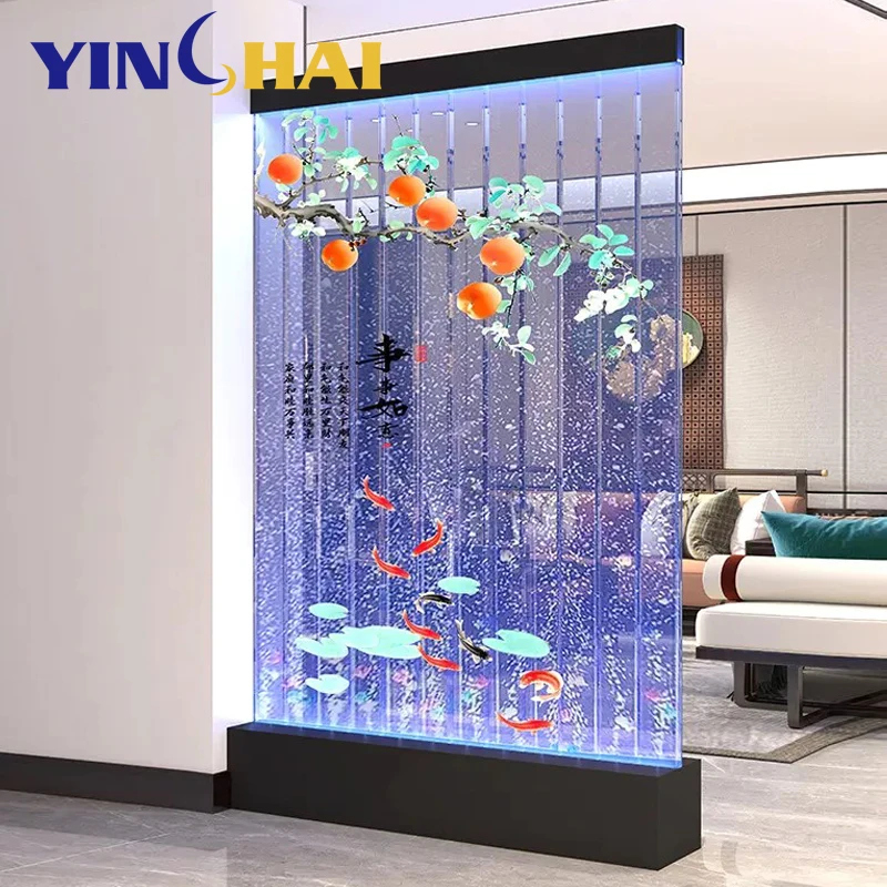 맞춤형 거실 아크릴 물방울 벽, 패턴 배경, 가변 색상 물방울 벽, 룸 디바이더 버블