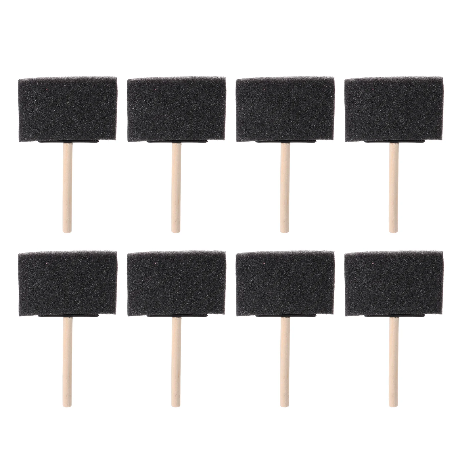 

20 Pcs Wooden Handle Sponge Brush Narrow Area Painting Chalk Drawing Graffiti Polyurethane