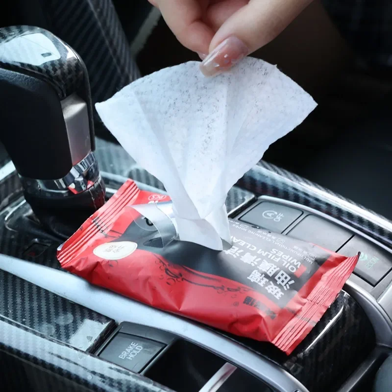 10-50PCS Car Oil Stain Cleaner Glass Oil Film Removal Wipes Front Windshield Cleaning Vehicle Window Powerful Decontamination fiber car wipes