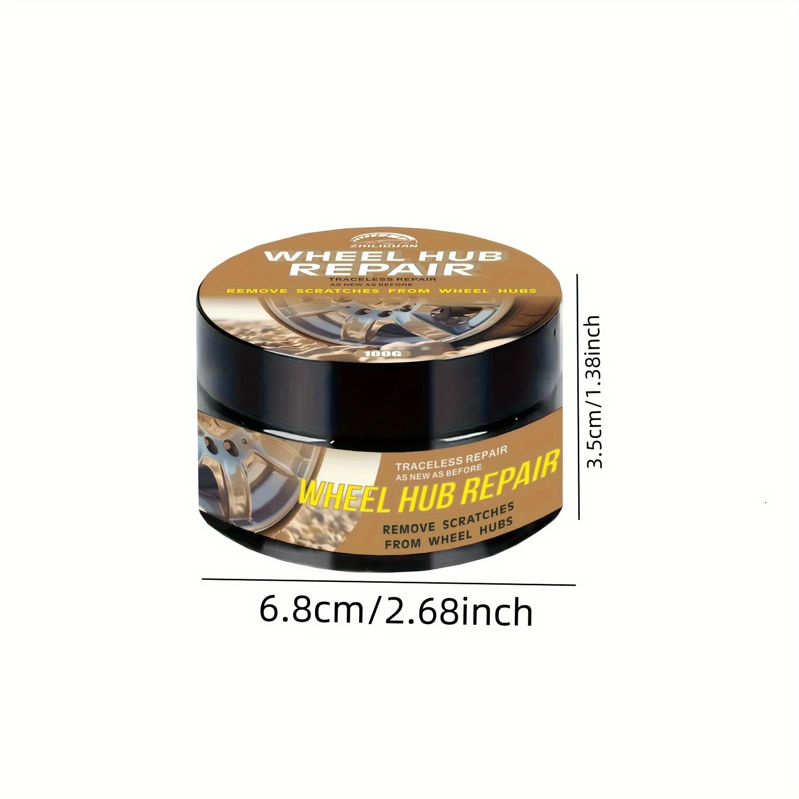 Wheel Repair Kit Scratch&Fade Restoration Polishing Paste For Car Maintenance Durable protection