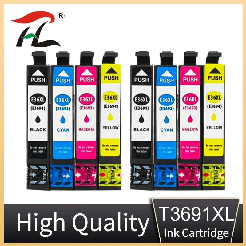 Совместимые картриджи для принтера EPSON 36XL T3691 T3692 T3693 T3694