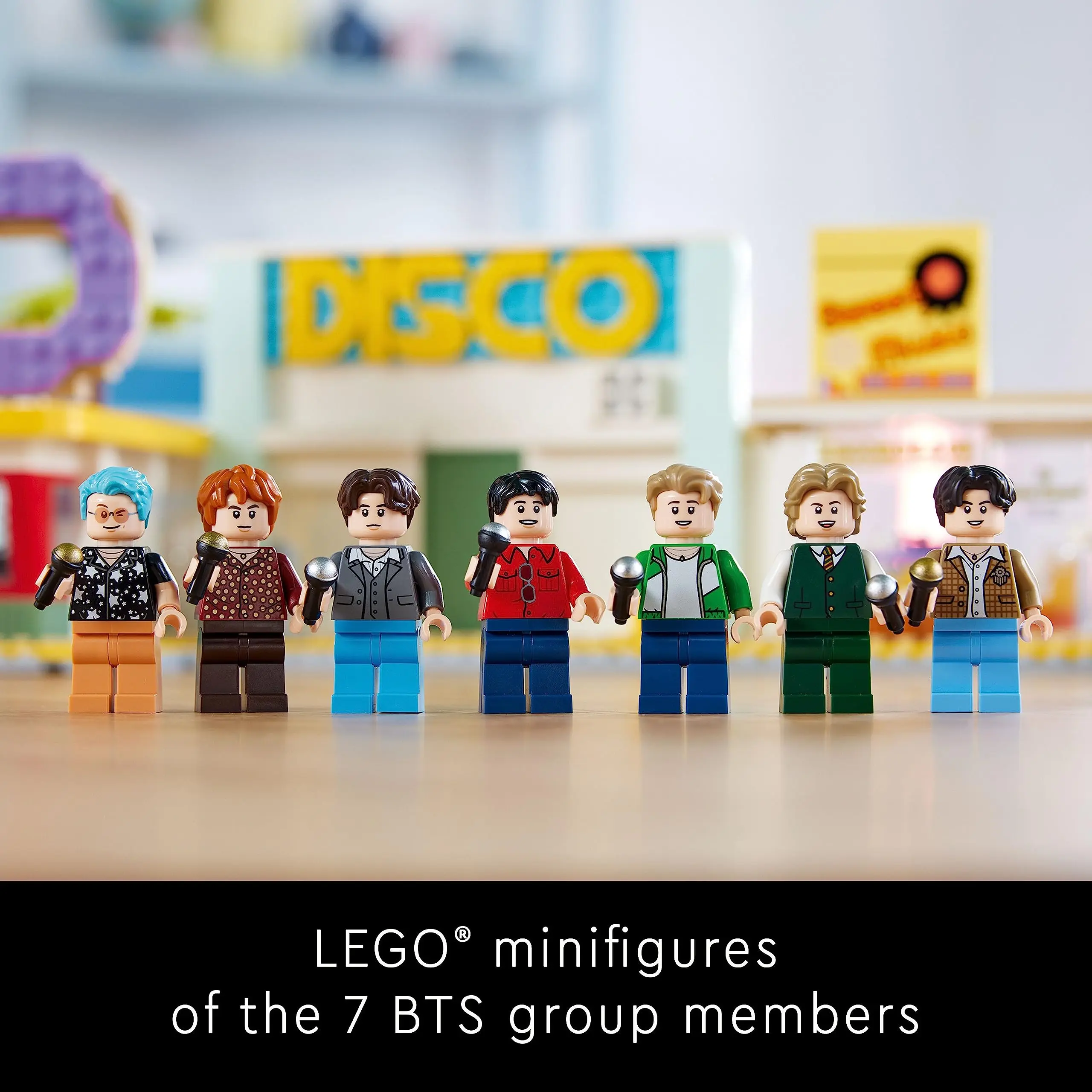 LEGO Ideas BTS Dynamite 21339 Model Kit with 7 Minifigures of The