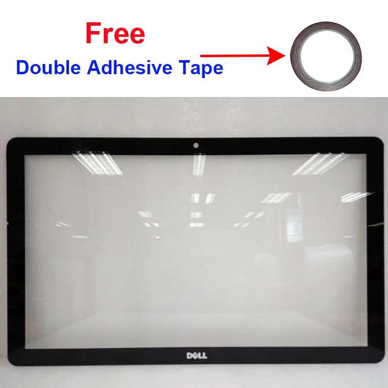 새로운 23 인치 외부 화면 유리, Dell 9030 Dell 5348 용 비 터치, 올인원 유리, 외부 화면 (접착 테이프 포함)