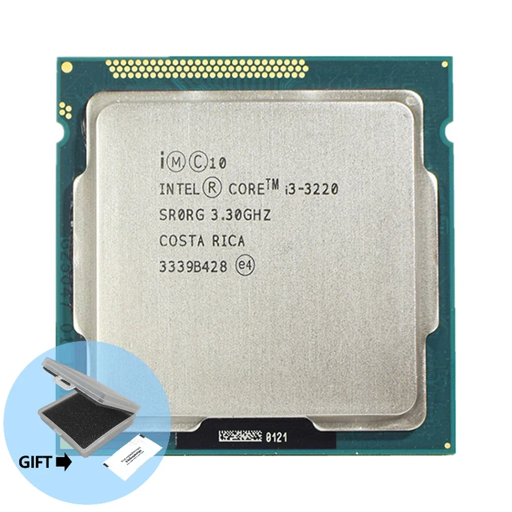 Processore Cpu Dual-Core Intel Core I3 3220 3.3Ghz 3M Cache Sr0Rg Lga 1155