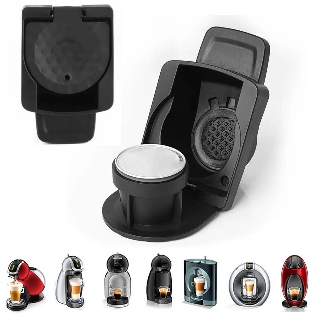 Capsule Adapter for Nespresso Coffee Capsule Convert Compatible with Dolce Gusto Reusable Coffee Machine Accessories