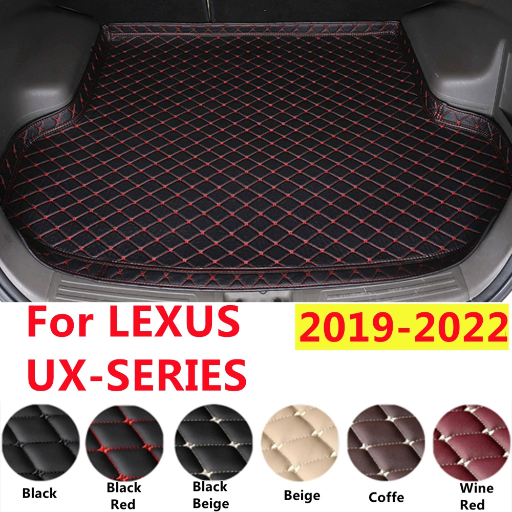 

SJ Professional Car Trunk Mat Fit For LEXUS UX-SERIES 2019-2020-2022 XPE Leather Tail Liner Rear Cargo Pad WaterProof High Side